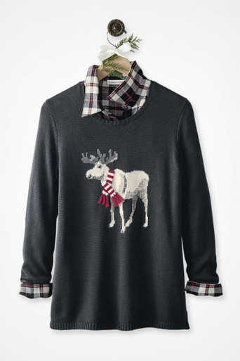 Moose Is Loose Sweater